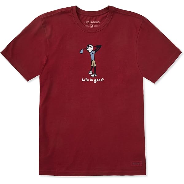 Amazon.com: Life is Good. Mens Crusher Tee Bike Vista, Faded